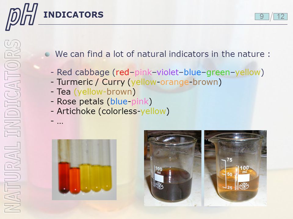 Natural pH-Indicators